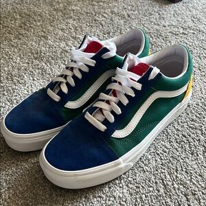 Vans Colorful Old Skool Sneakers - Blue, Green, Red, Yellow